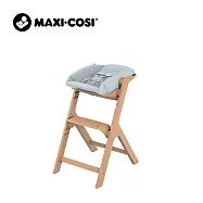MAXI-COSI 荷蘭 Nesta 多階段高腳成長椅 新生兒組 - 原木色椅+躺椅