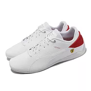 Puma 賽車鞋 Ferrari Drift Cat Delta 男鞋 白 紅 法拉利 皮革 休閒鞋 30686402 30cm WHITE/ROSSO CORSA