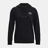 Under Armour 女 Essential Fleece 連帽長袖套頭衫-黑-1373033-001 2XL 黑色