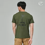 ADISI 男天絲鋅離子消臭快乾修身圓領T AL2311116 (S-2XL)|仿棉感 親膚 涼感 抗UV 除臭 吸濕排汗 XL 海藻綠