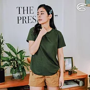 ADISI 女天絲鋅離子消臭快乾圓領T AL2311119 (M-2XL)|仿棉感 親膚 涼感 抗UV 除臭 吸濕排汗 M 海藻綠