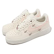 Nike 休閒鞋 Wmns Air Force 1 07 LX 玫瑰金 米白 粉紅 女鞋 炫雅 小勾 FV8110-181 26cm IVORY/PINK