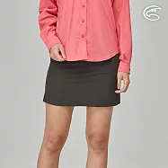 ADISI 女彈性快乾機能穿搭短裙AD2311103 (S-2XL)|四面彈 輕薄透氣 速乾 吸濕排汗 穿搭裙 S 松露灰