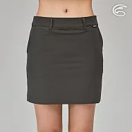 ADISI 女彈性快乾機能穿搭短裙AD2311103 (S-2XL)|四面彈 輕薄透氣 速乾 吸濕排汗 穿搭裙 L 松露灰