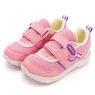 MOONSTAR 玩耍速乾速洗樂中童鞋 19 粉