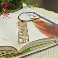 【好合苑】金屬書籤-森林漫步 金色