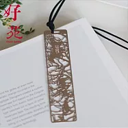 【好合苑】金屬書籤-森林漫步 銀色