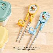迪士尼 小熊維尼 三指環學習筷 筷子 兒童餐具 Disney Chip n Dale 黃色