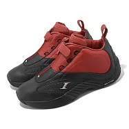 Reebok 籃球鞋 Answer IV 男鞋 黑 紅 艾佛森 皮革 拉鍊 隱藏式鞋帶 Allen Iverson 100033883 30cm BLACK/RED