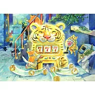 【玲廊滿藝】詞不DA藝-城市浪貓們的奇蹟吃角子老虎機26.9x37.9cm