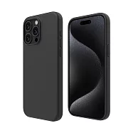 ABSOLUTE LINKASE SILICONE iPhone 15 Pro Max 6.7吋 MagSafe 類膚觸矽膠保護殼(多色可選) 黑