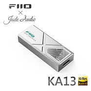 FiiO X Jade Audio KA13隨身型平衡解碼耳機轉換器-晨曦銀款