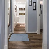 【CC家居】軟式珪藻土吸水防滑踏墊 方形 灰藍