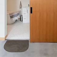 【CC家居】軟式珪藻土吸水防滑踏墊 大圓角 咖啡色