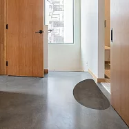 【CC家居】軟式珪藻土吸水防滑踏墊 蘑菇圓形 咖啡色