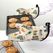 《NOW》烘焙隔熱手套單支 | 防燙手套 烘焙耐熱手套 - 巴黎街景