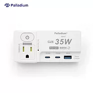 【多功能快充壁插】Palladium PD 35W 氮化鎵 多功能快充壁插 ( 2口/2+3孔)