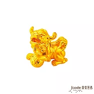 J&rsquo;code真愛密碼金飾 白沙屯 招財公獅黃金擺件
