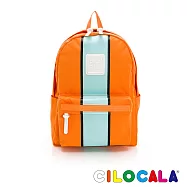 CILOCALA限量版亮彩尼龍防潑水GT賽車後背包-中大 橘