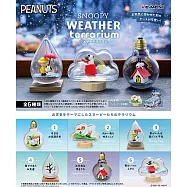 RE-MENT SNOOPY系列 史努比 瓶中世界 WEATHER Terrarium_全套6款