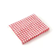 【Peter & Andy】純棉100% MIT設計製造::運動毛巾-千鳥格 桃紅白