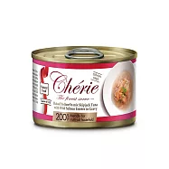 Cherie 法麗 - 招牌微湯汁系列|天然黃鰭鮪佐正鰹、鮭魚|箱購優惠|大尺寸165gx12