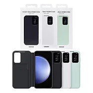 SAMSUNG Galaxy S23 FE 5G 原廠全透視感應 卡夾式保護殼 (EF-ZS711) 黑色