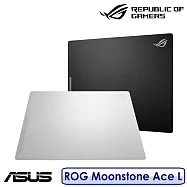 ASUS ROG Moonstone Ace L 電競鋼化玻璃滑鼠墊 黑色