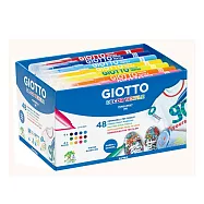 【義大利 GIOTTO】衣物彩繪筆-48入(布料彩繪筆)