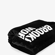 BROOKLYNWORKS 露營必備斗篷保暖毯 黑色