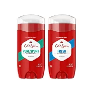 (2罐任選超值組)美國OLD SPICE歐仕派-長效抑味留香約48小時旋轉式體香膏85g/罐(旅行外出固體狀體香劑,戶外運動汗味腋下消臭) 運動綠標*1罐+清新藍標*1罐