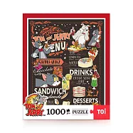 TOi 圖益 【Tom&Jerry系列-下午茶時刻】拼圖1000片 DIY生日插畫桌遊 雙11 畢業禮物
