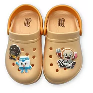 台灣製可愛卡通洞洞鞋-兩色可選 (B047) 天才麵包理髮師 涼拖鞋 卡通涼鞋 台灣製 中童鞋 卡通拖鞋 拖鞋 洞洞鞋 MIT童鞋 男童鞋 涼鞋 童鞋 嬰幼童鞋 女童鞋