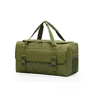 [野一夏] 超能裝65L大容量防水多功能旅行袋|雙肩背/手提/健身包/行李袋/媽媽包/衣物收納袋 -軍綠