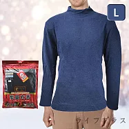 男仿羊絨半高領厚保暖衣-K118-2件 L L