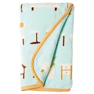 【日本丸真】Porukka 葡萄牙設計北歐插畫薄毛毯 客廳