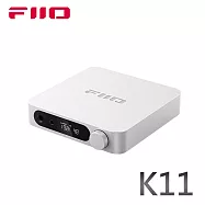 FiiO K11桌上型解碼耳機功率擴大機(月光銀)