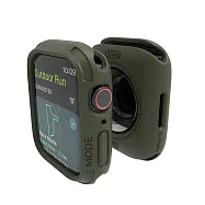 Elkson Apple Watch Series 9/8/7 Quattro 2.0 軍規級防水耐震保護殼-45mm (5色) 炭綠