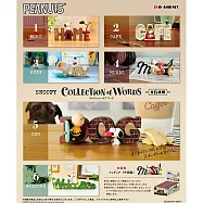 RE-MENT SNOOPY系列 史努比的文字收藏 SNOOPY COLLECTION of WORDS_全套6款