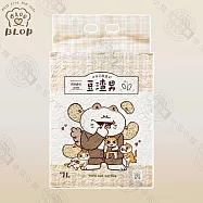 4包組 BLOP豆渣男豆腐砂 綠茶/活性碳 7L 約2.5kg 2mm 條型 環保貓砂 可沖馬桶 - 小米豆腐砂7L&times;4包