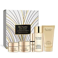 ESTEE LAUDER 雅詩蘭黛 頂級花秘奢寵保養組[潔面乳+凝露+乳霜+眼霜+微導金萃]-公司貨
