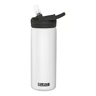 【美國 CamelBak】600ml eddy+不鏽鋼多水吸管保溫瓶(保冰) 經典白