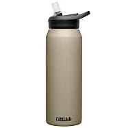 【美國CamelBak】1000ml eddy+不鏽鋼多水吸管保溫瓶(保冰) 淺沙漠
