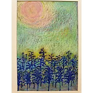 【玲廊滿藝】馬靜志 -願大愛充滿你的心36x24cm