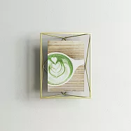 《Umbra》加拿大 Prisma幾何線條相框 | 畫框 照片框 - 質感金5x7吋 - 質感金5x7吋