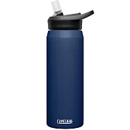 【美國CamelBak】750ml eddy+不鏽鋼多水吸管保溫瓶(保冰) 海軍藍
