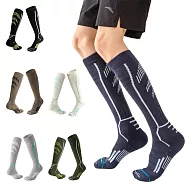 超值2入組!! 潮流型男 SPORTS HOUSE 加厚保暖羊毛襪 高筒登山襪 透氣排汗 跑步 自行車 戶外 滑雪 高爾夫球襪 運動襪 休閒襪 男款 襪子 軍綠色+黑色