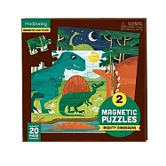 美國Mudpuppy 磁性拼圖 -恐龍