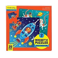 美國Mudpuppy 磁性拼圖 -外太空