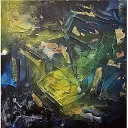 【玲廊滿藝】黃于倫Yulun Huang-迷霧森林20x20cm